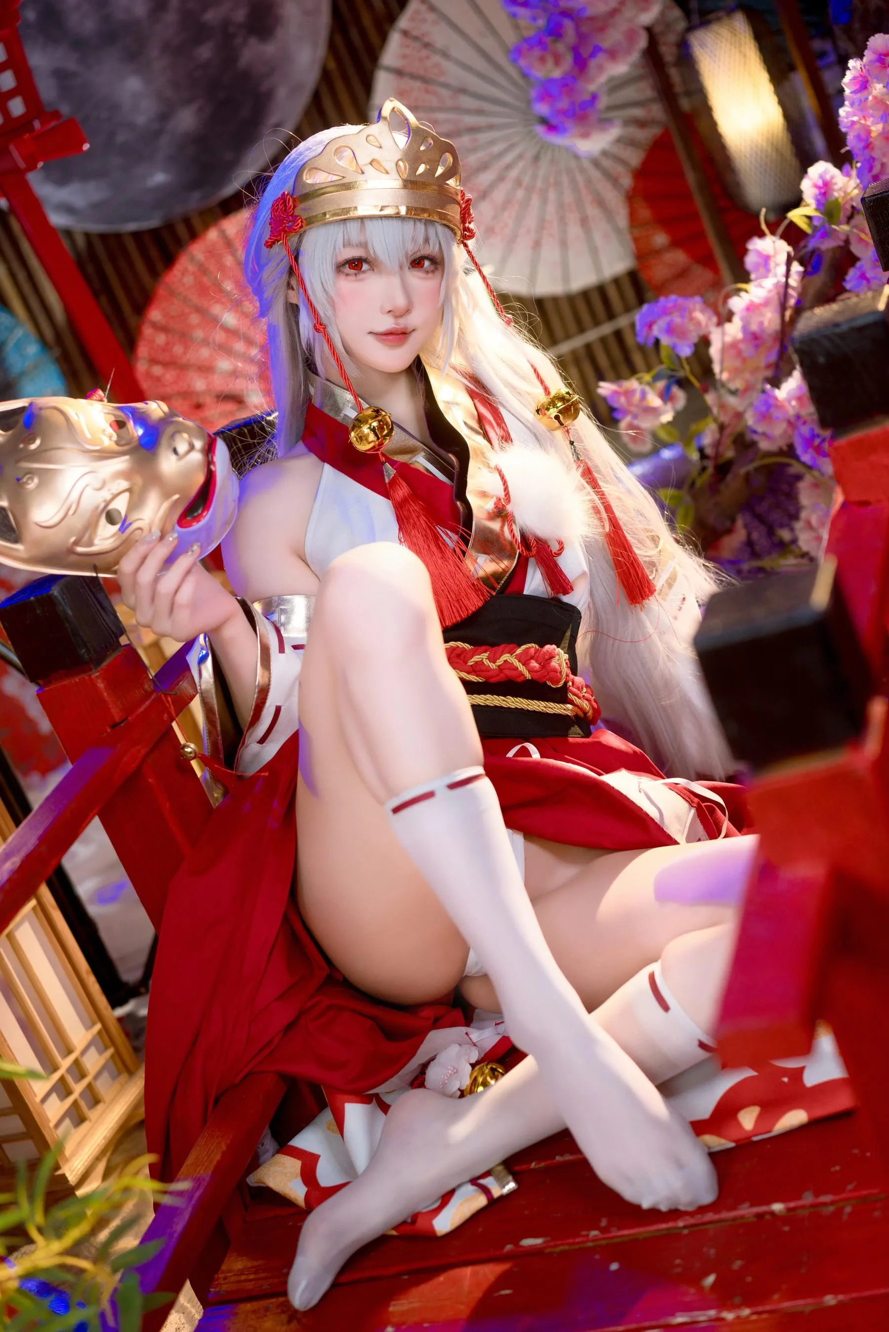 阿包也是兔娘 – NO.83 巫女浴池 [59P]插图5
